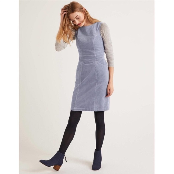 BODEN Colette Corduroy Pinafore Dress Size 6 - Picture 1 of 11